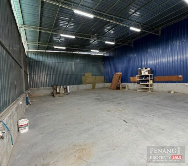 For Rent Warehouse @ Simpang Ampat near Bukit Minyak (2 Unit) 14l00 Pulau Pinang