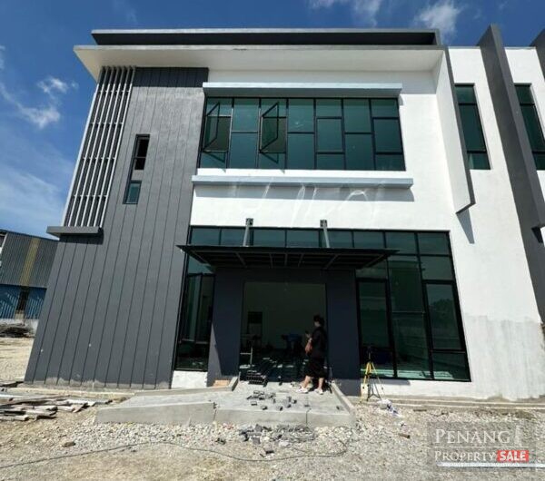 For Rent Brand New 1.5 Storey Semi Detached Factory at Alma Bukit Mertajam 14000  Pulau Pinang