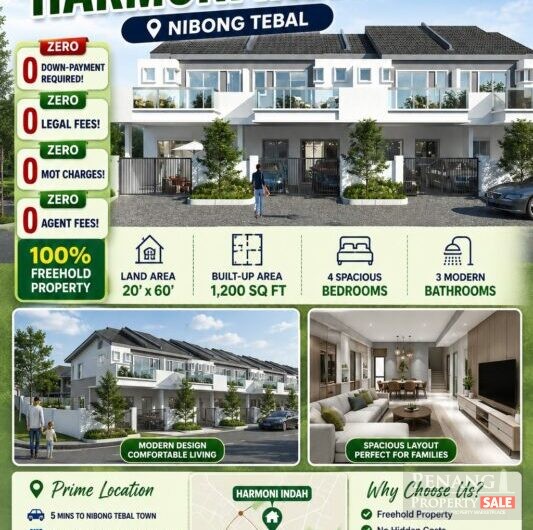 New Project : 2-storey Terrace Harmoni Indah (Nibong Tebal)