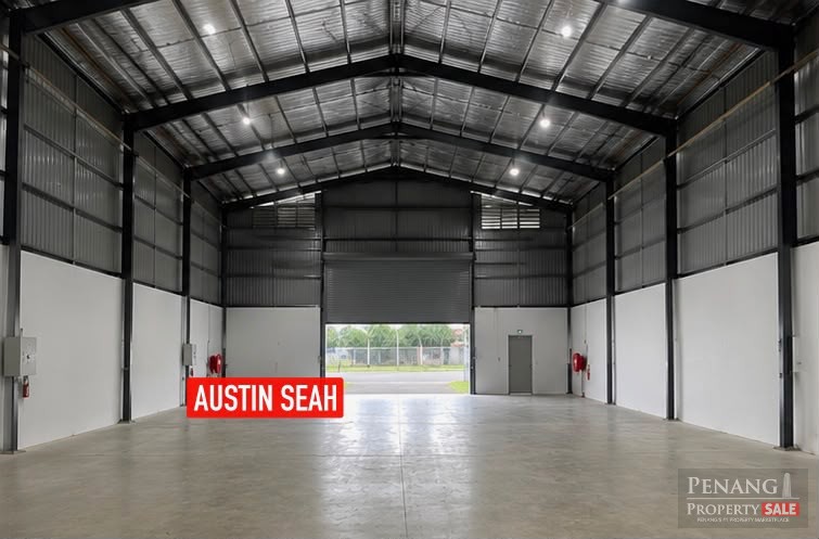 SUNGAI PINANG WAREHOUSE For RENT, CAN APPLY 3 PHASE ELECTRIC, RARE IN MARKET