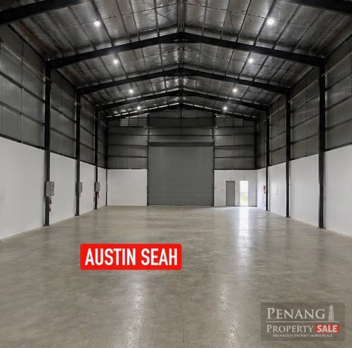 SUNGAI PINANG WAREHOUSE For RENT, CAN APPLY 3 PHASE ELECTRIC, RARE IN MARKET