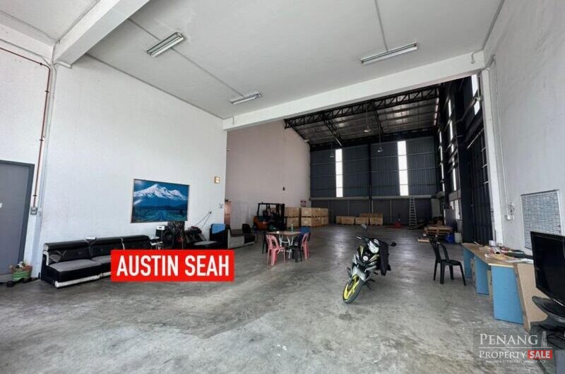 2.5 STOREY SEMI-D FACTORY For RENT @ TAMAN INDUSTRY BERINGIN, JURU. RARE FIND