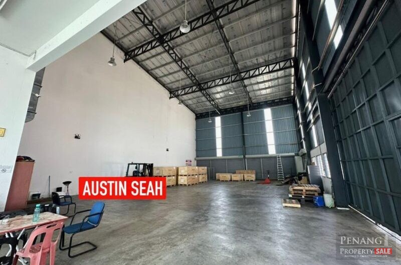 2.5 STOREY SEMI-D FACTORY For RENT @ TAMAN INDUSTRY BERINGIN, JURU. RARE FIND