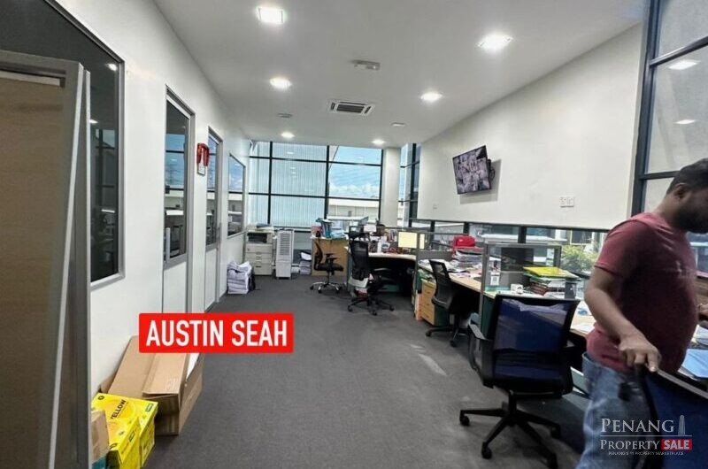 2.5 STOREY SEMI-D FACTORY For RENT @ TAMAN INDUSTRY BERINGIN, JURU. RARE FIND