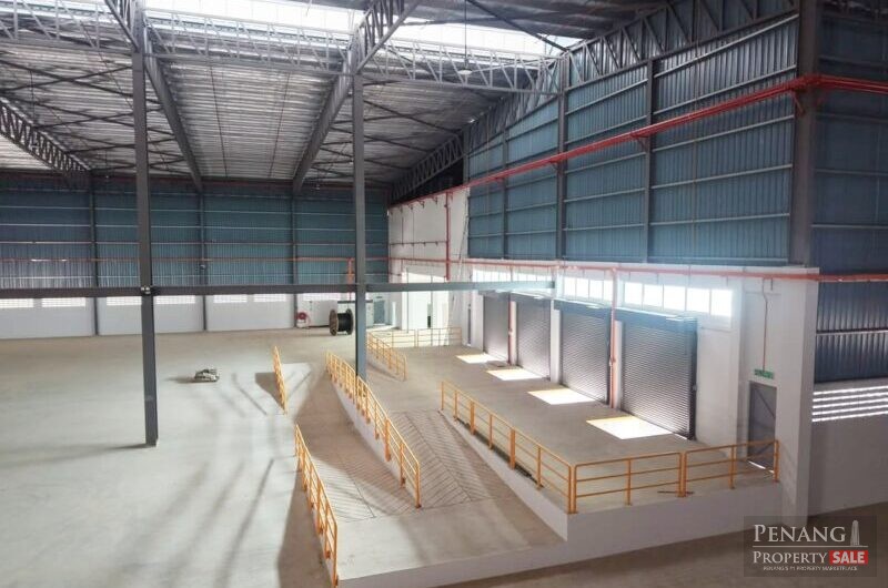 Brand New Detached Warehouse Padang Meha Kulim 1200 amps high ceiling