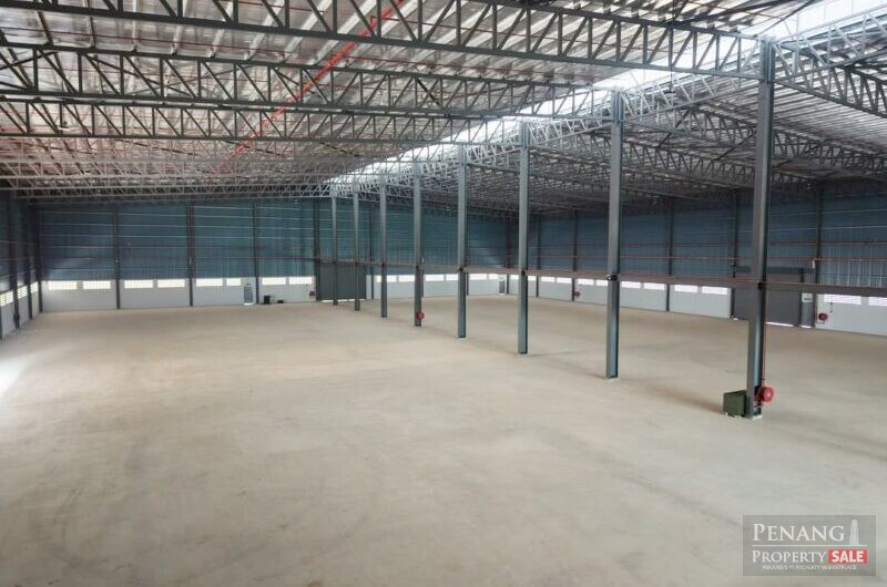 Brand New Detached Warehouse Padang Meha Kulim 1200 amps high ceiling