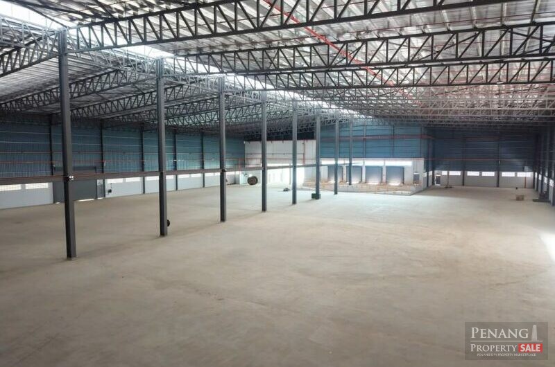Brand New Detached Warehouse Padang Meha Kulim 1200 amps high ceiling
