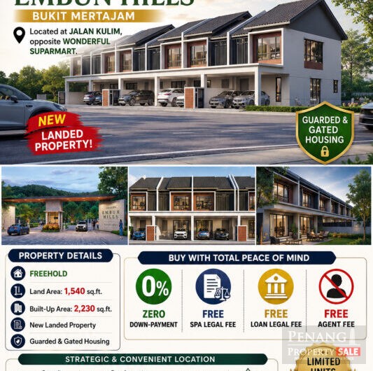 New Project : 2-Storey Terrace Embun Hills (Bukit Mertajam)