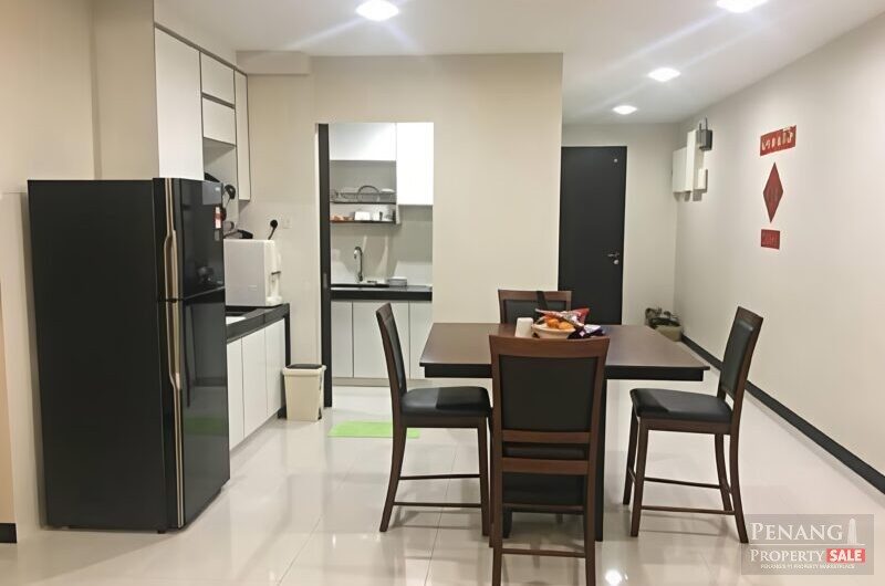Vertiq Condominium – Fully Furnished – 1087sf – 3 Car Parks – Gelugor