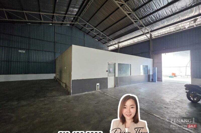 Georgetown – 1 sty Warehouse at Sungai Pinang Land Size 6400sf