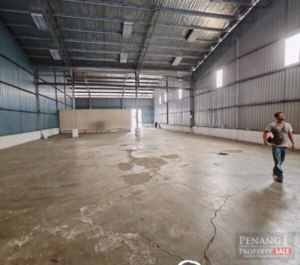 Georgetown – 1 sty Warehouse at Sungai Pinang Land Size 6400sf