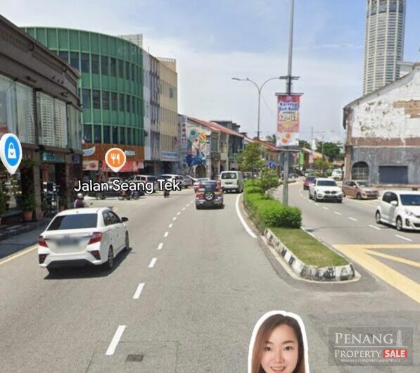Georgetown – 2 Storey Shop House at Jalan Dato Keramat with car proud