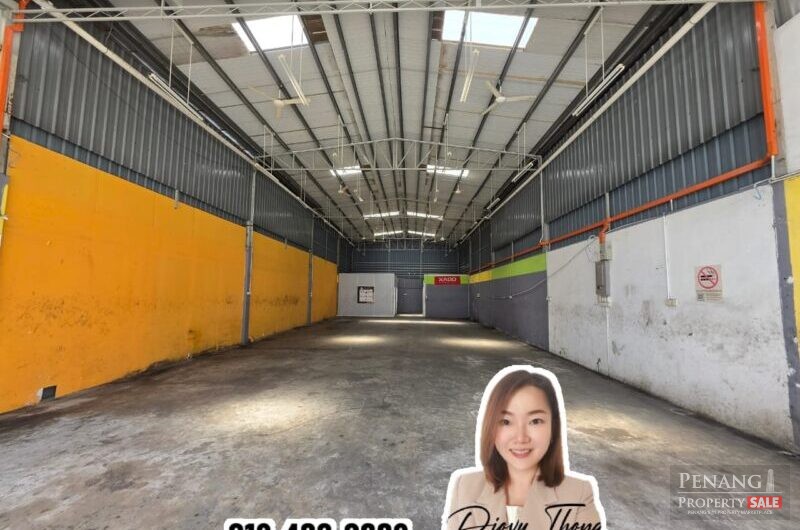 Georgetown – Warehouse at jalan sungai pinang   -Land area: 3850sf