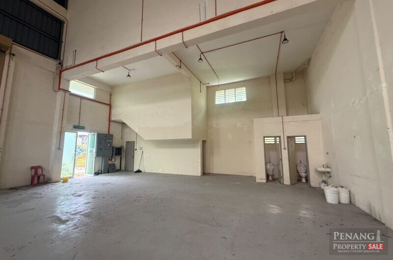 For Sale 1.5 Storey Semi Detached Light Industrial at Permatang Tinggi Asas Jaya