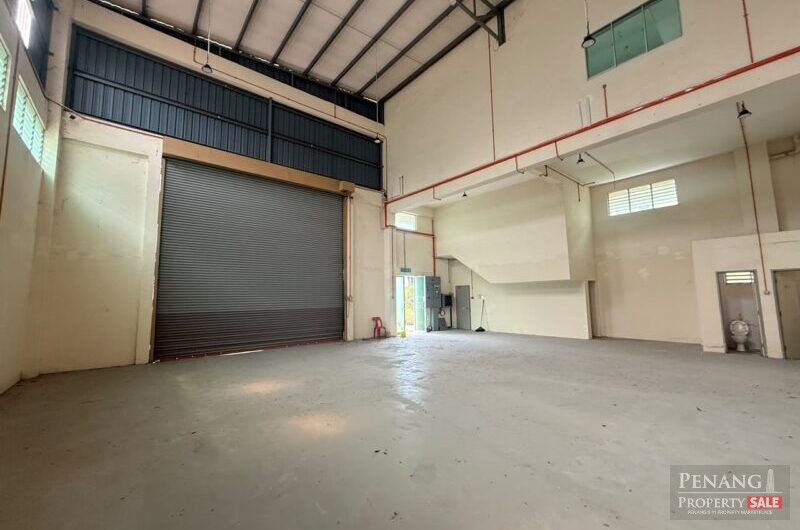 For Sale 1.5 Storey Semi Detached Light Industrial at Permatang Tinggi Asas Jaya