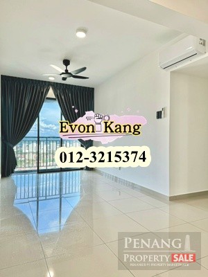 TreeO @ Sungai Ara 900SF Partially Furnished All AC included Renovated
