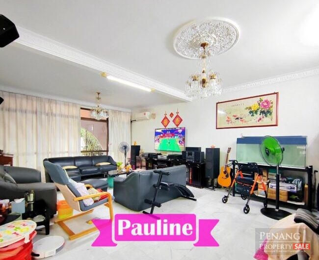 [ 2-Stry Semi-D Sungai ara ] Spacious Compound Extended Large Garden