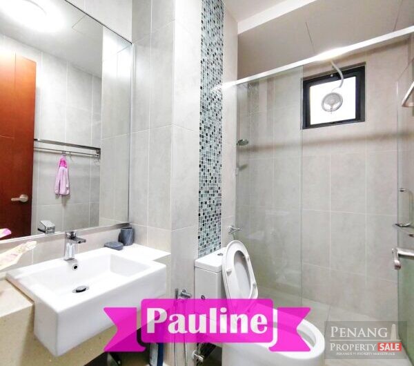 [ Queens Residences Q1 ] 950sf Seaview Condo Near Queensbay Full Furnished