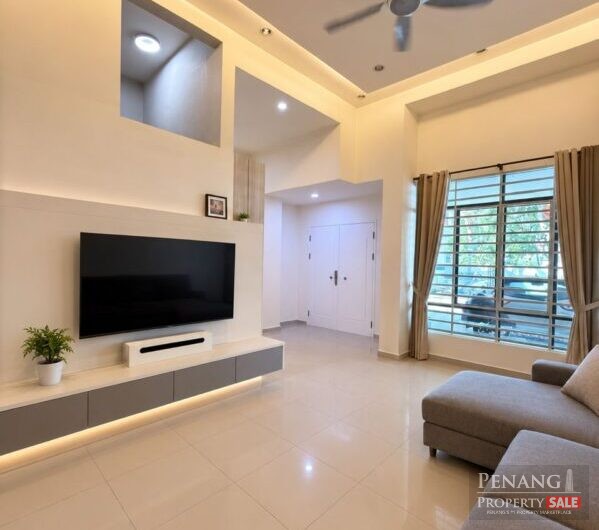 White Lily 3 Storey Terrace Gelugor, Gated Guarded
