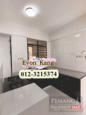 Sunny Ville @ Gelugor  900SF Fully Furnished Renovated 2 Bedrooms
