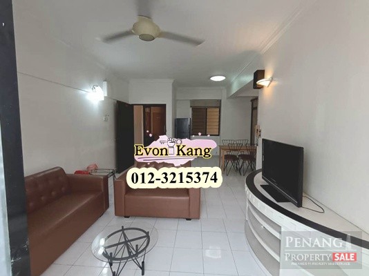 Sunny Ville @ Gelugor  900SF Fully Furnished Renovated 2 Bedrooms