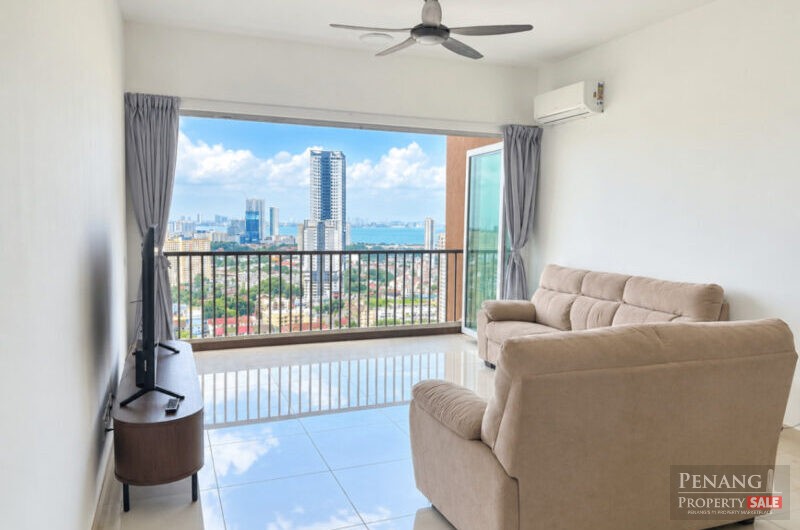 Setia Sky Ville @ Jelutong Fully Furnished 3 Bedrooms For Rent next to Heng Ee School