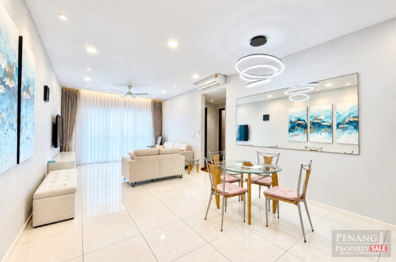 Queens Residence Q1 @ Bayan Lepas next to Queensbay Mall 1200sqft with Nice Seaview For Sale