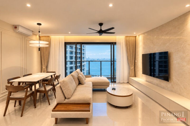 Mezzo @ The Light City Gelugor E-Gate Fully Furnished 3 Bedrooms For Rent