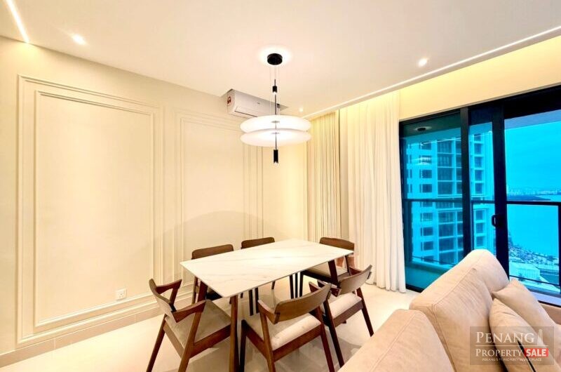 Mezzo @ The Light City Gelugor E-Gate Fully Furnished 3 Bedrooms For Rent