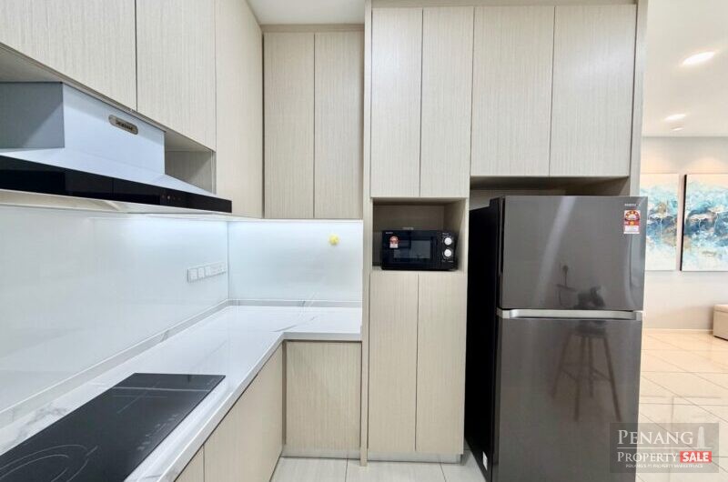 Queens Residence Q1 @ Bayan Lepas next to Queensbay Mall 1200sqft with Nice Seaview For Sale