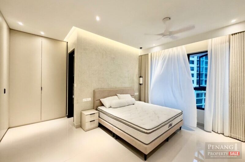 Mezzo @ The Light City Gelugor E-Gate Fully Furnished 3 Bedrooms For Rent