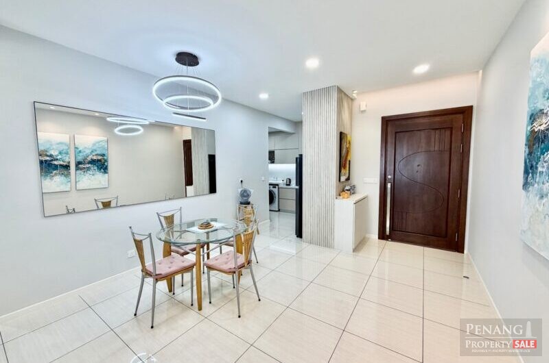 Queens Residence Q1 @ Bayan Lepas next to Queensbay Mall 1200sqft with Nice Seaview For Sale