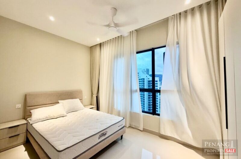Mezzo @ The Light City Gelugor E-Gate Fully Furnished 3 Bedrooms For Rent