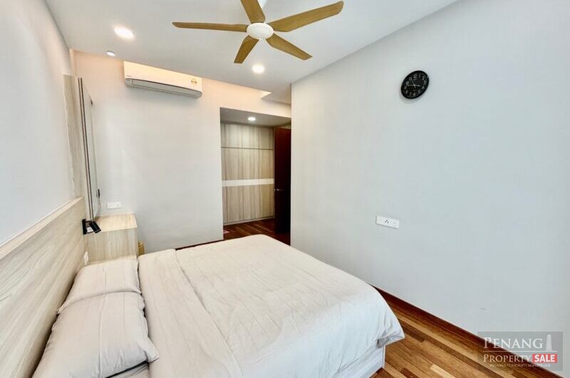 Queens Residence Q1 @ Bayan Lepas next to Queensbay Mall 1200sqft with Nice Seaview For Sale