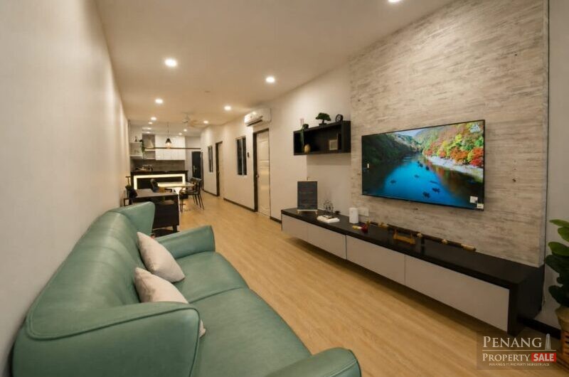 1.5 Storey Terrace @ Lebuhraya Fettes – Fully Renovated – Land:1600sf – Tanjung Tokong