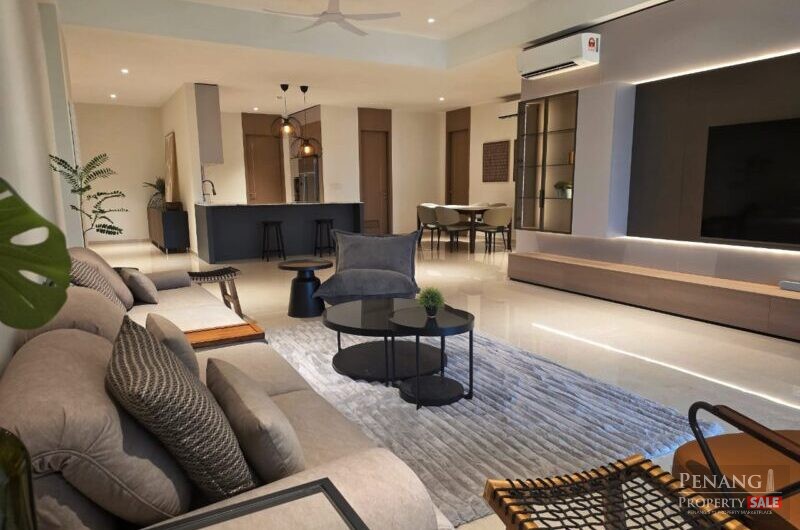 The Anton – Fully Furnished – 2700sf – Garden Unit – 3 Car Parks – Pulau Tikus