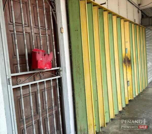 For Rent 2 Storey Shoplot Jalan Heng Choon Tian road Butterworth Pulau Pinang