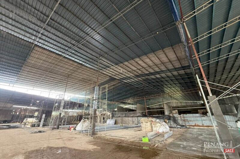 For Rent Single Storey Factory Warehouse Simpang ampat.nearby Valdor Industrial Area Pulau Pinang
