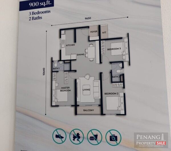 New Project Condominium In Batu Kawan 900sqft