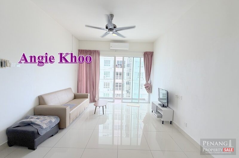 1120sqft 2 Car Parks Gardens Ville in Sungai Ara Renovated
