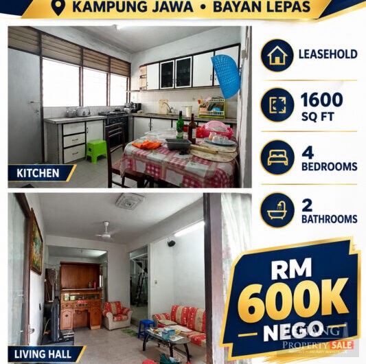 2-storey terrace Kampung Jawa (Bayan Lepas)
