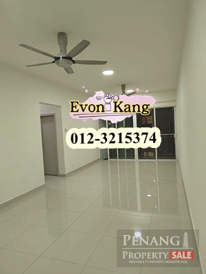 Gardens Ville @ Sungai Ara 1115SF Basic Fittings 2 Parkings Good Unit