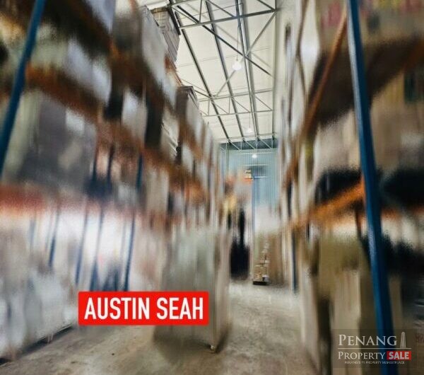 1.5 STOREY SEMI-D FACTORY For SALE @ PERMATANG TINGGI, LAND 12,809 SQFT. BUILT UP 5,200 SQFT