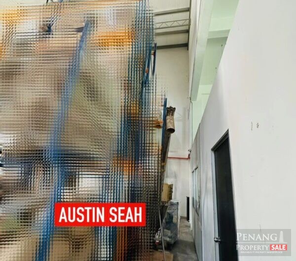 1.5 STOREY SEMI-D FACTORY For SALE @ PERMATANG TINGGI, LAND 12,809 SQFT. BUILT UP 5,200 SQFT