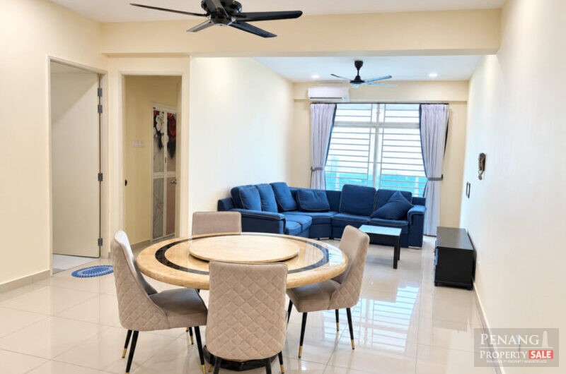 The Oasis @ Gelugor Fully Furnished 3 Bedrooms For Rent with Direct Seaview