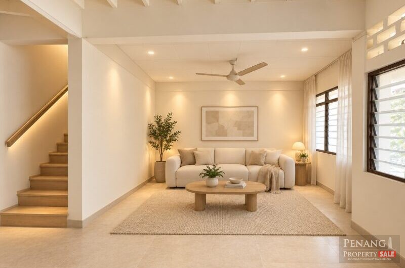 Double Storey Terrace at Lorong Delima  Island Glade Penang for sale