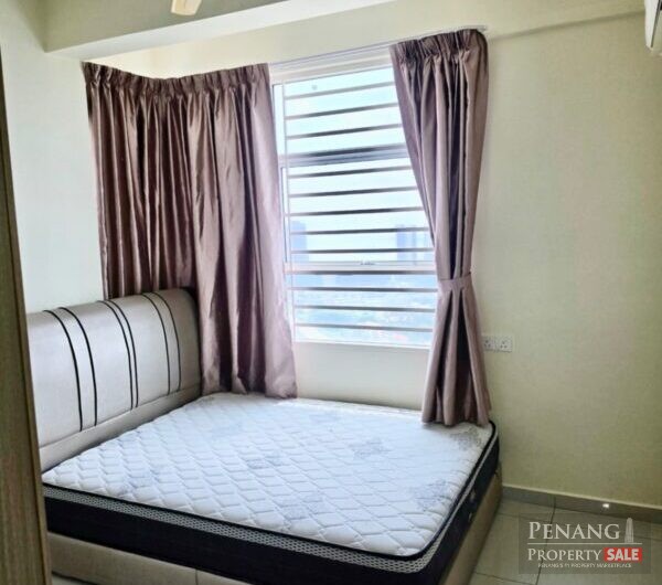 The Oasis @ Gelugor Fully Furnished 3 Bedrooms For Rent with Direct Seaview