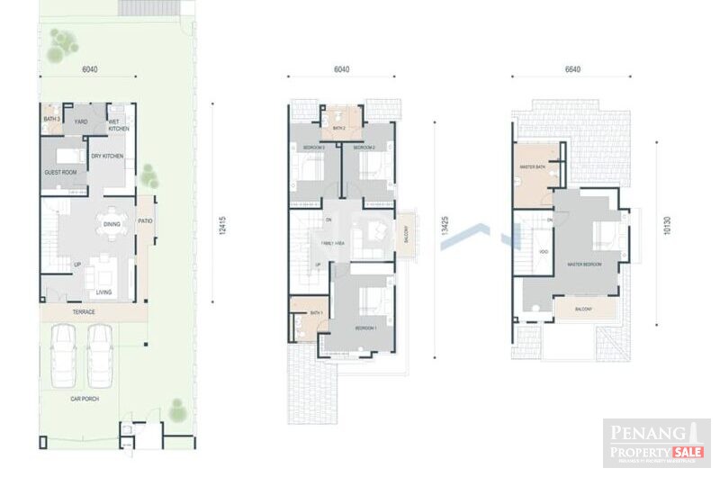 3-Storey Luxury Semi-D | Lengkok Nuri , Sungai Ara , Bayan Lepas , Gated and Guarded